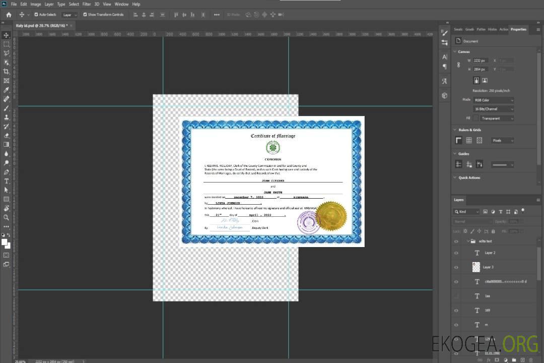 Modèle Word et PDF d'acte de mariage aux Comores template Modèle Word et PDF d'acte de mariage aux Comores template